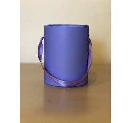 Шляпная коробка 12 см светло фиолетовый