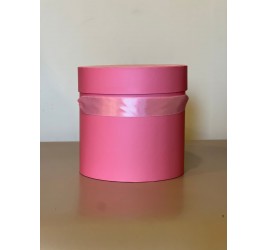Шляпная коробка 22,5 см Розовая