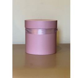 Шляпная коробка 22,5 см Пыльно розовый