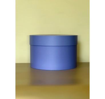 Короткая круглая коробка 22,5 см Светло фиолетовый
