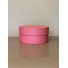 Короткая круглая коробка 18 см розовый